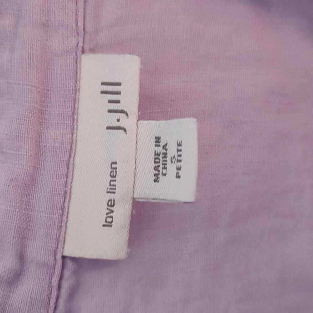 J. Jill Light Purple Casual Button-Down Shirt - Picture 2 of 4